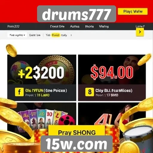 Promoções e bônus disponíveis no drums777